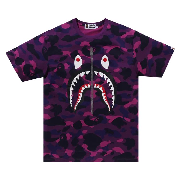 BAPE Color Camo Shark 'Purple' T-Shirt, Purple