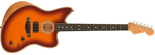 Acoustic guitar Fender Guitar, Acoustasonic - American Acoustasonic Jazzmaster, Tobacco Sunburst