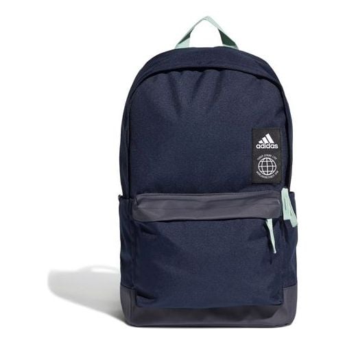 حقيبة ظهر بشعار adidas CLAS BP POCKET، باللون الأزرق