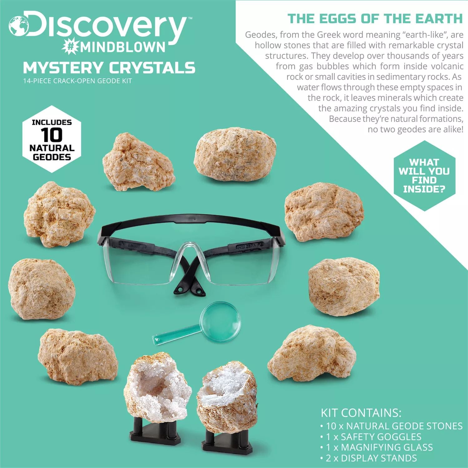 Discovery Geode Crystal Digging Kit #Mindblown Discovery Mindblown