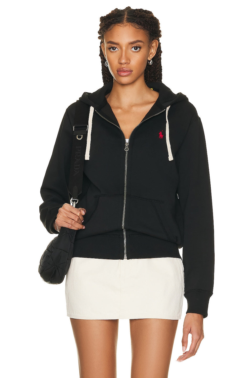 Polo Ralph Lauren Fleece Full-Zip Hoodie Sweater, Polo Black