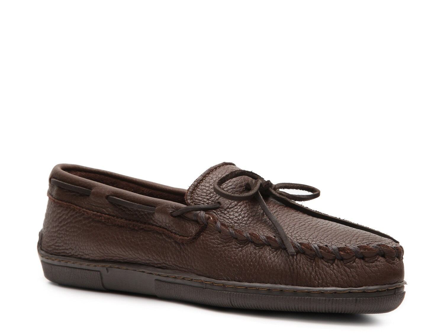 Minnetonka Moosehide Classic Loafers, brown