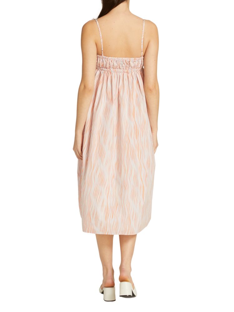 Babydoll Matthew Bruch bandeau dress, pink