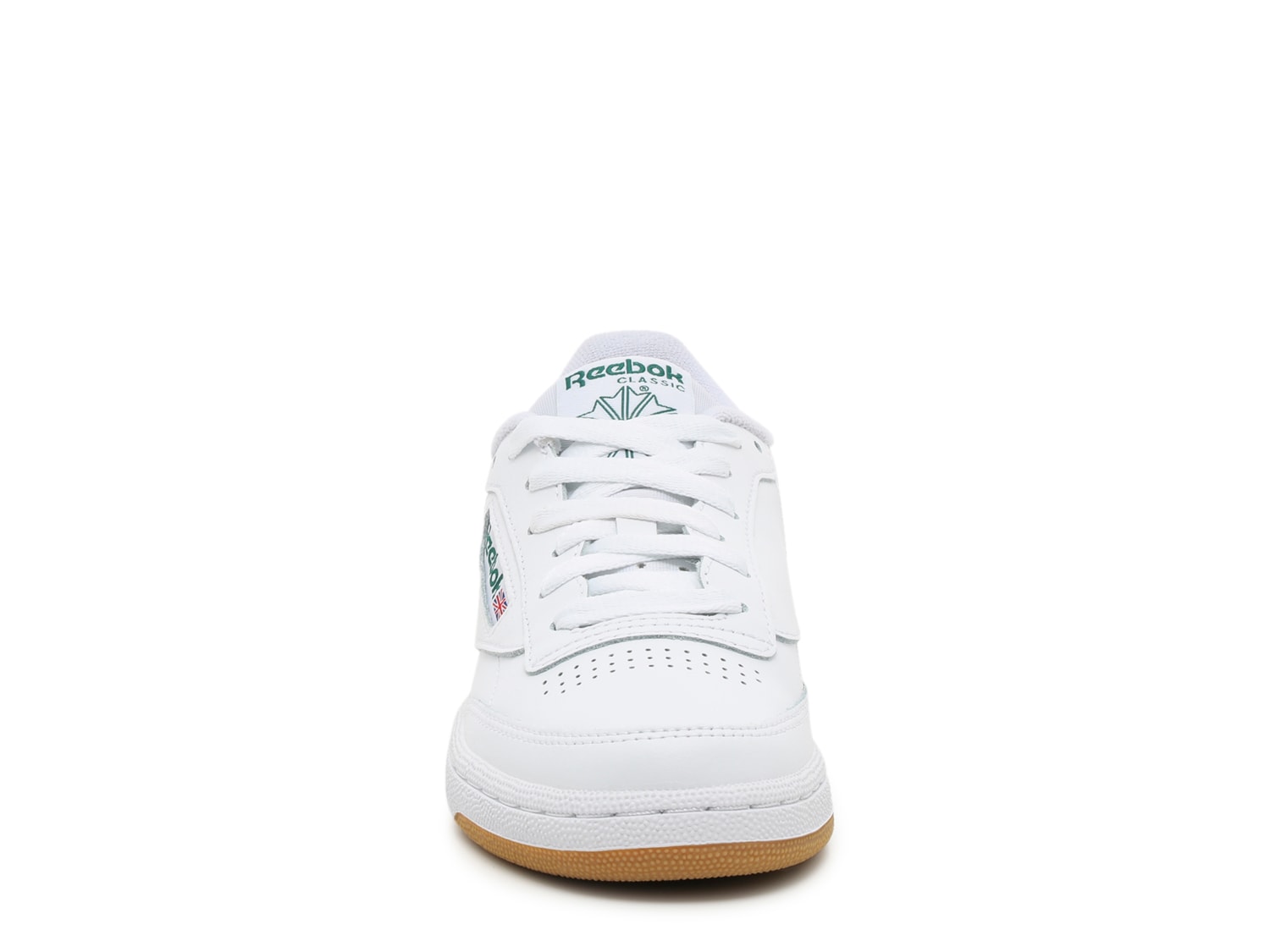 حذاء رياضي Reebok Club C 85 باللون الأبيض/الأخضر