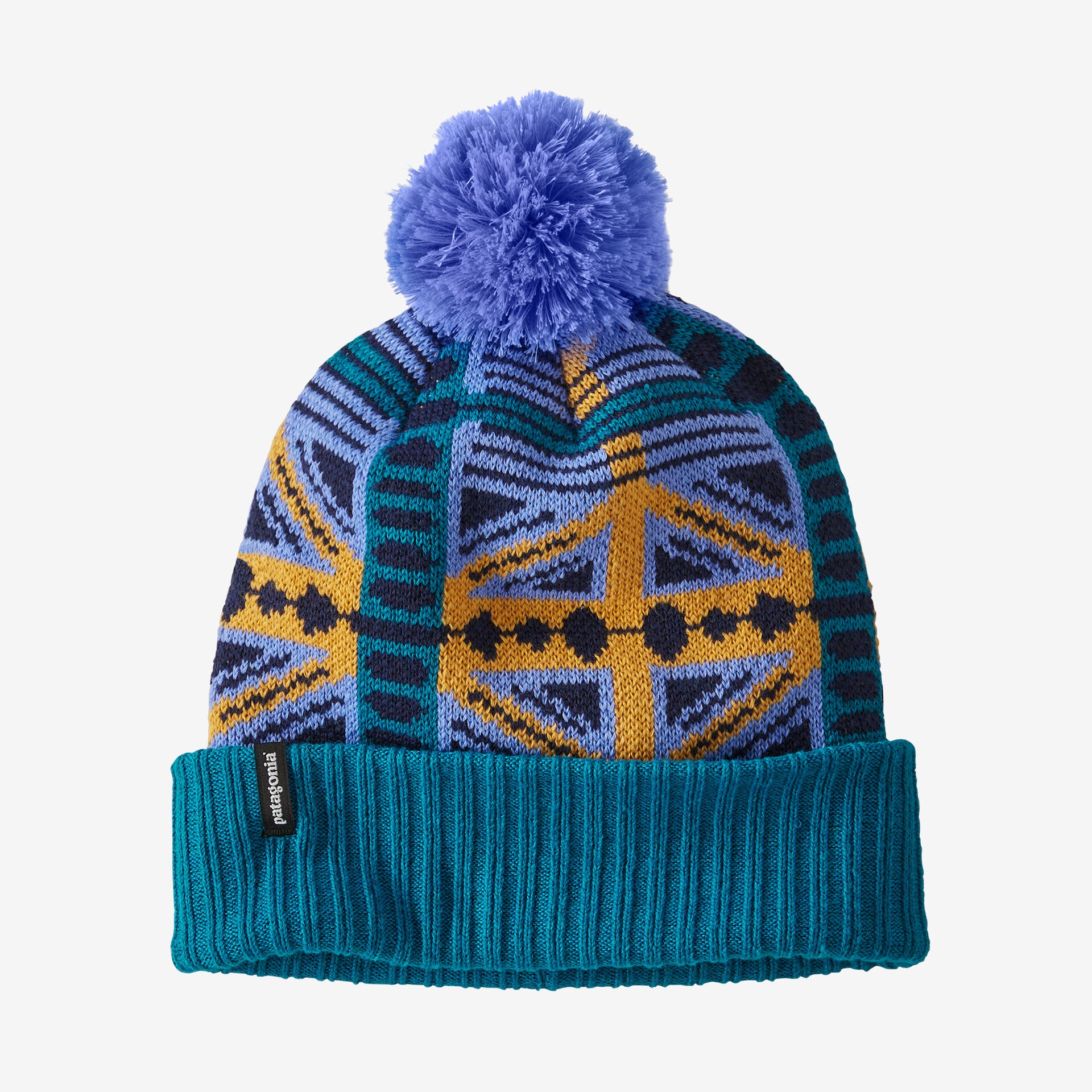 Patagonia Powder City Beanie, Snow Beam: Pale Periwinkle