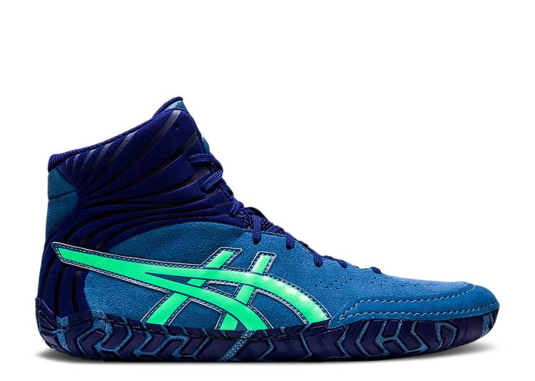 ASICS AGGRESSOR 5 'AZURE NEW LEAF' sneakers,