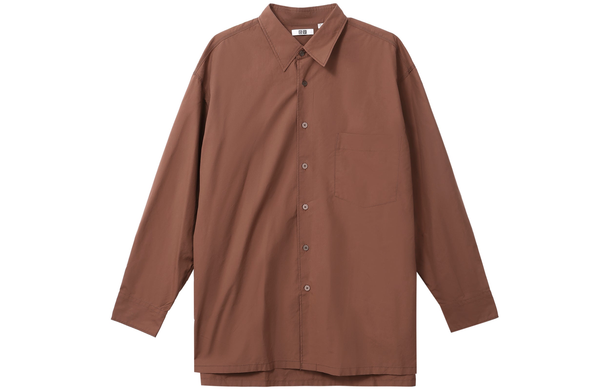 UNIQLO Men's Shirt, Brown