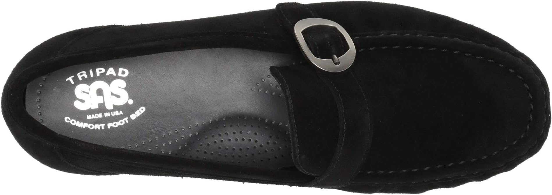 Lara SAS loafers, black suede