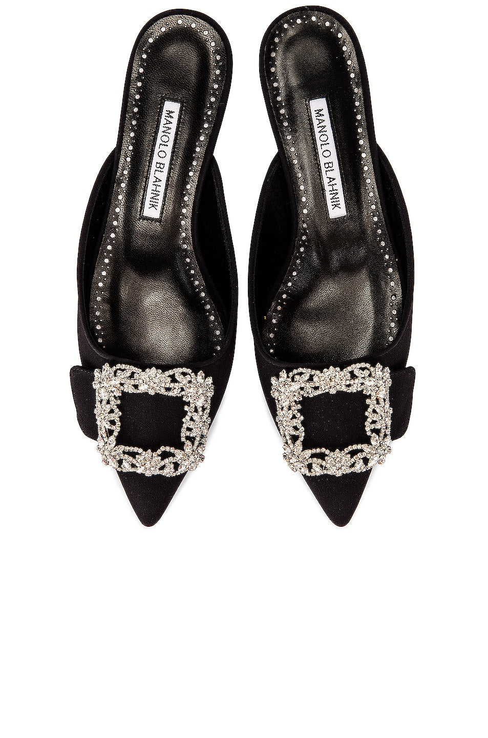 Manolo Blahnik Maysale 10 Jewel mules, black