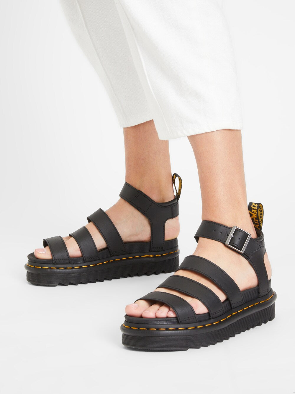 Dr. Strappy Sandals Martens Blaire, black