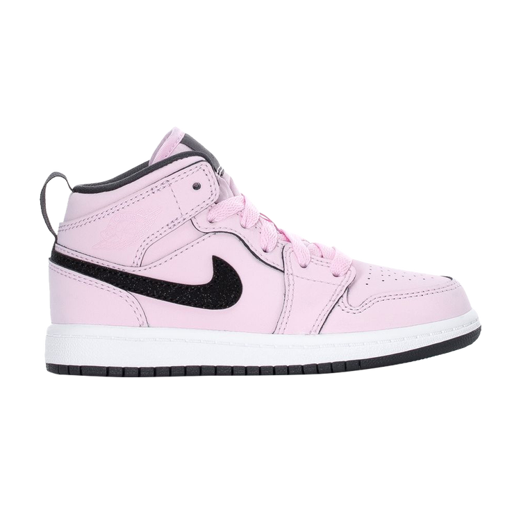 حذاء Air Jordan 1 Mid PS "Pink Foam Black"، باللون الوردي