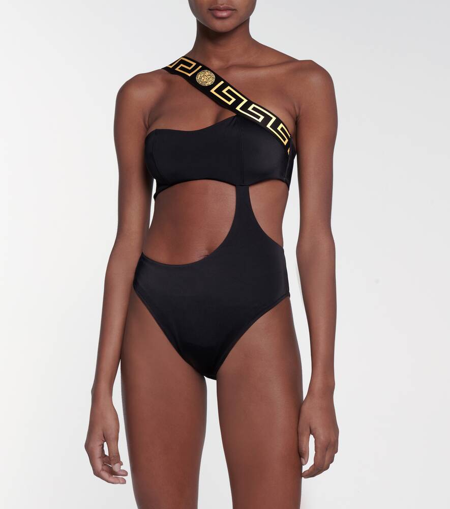 Greek swimsuit VERSACE, black