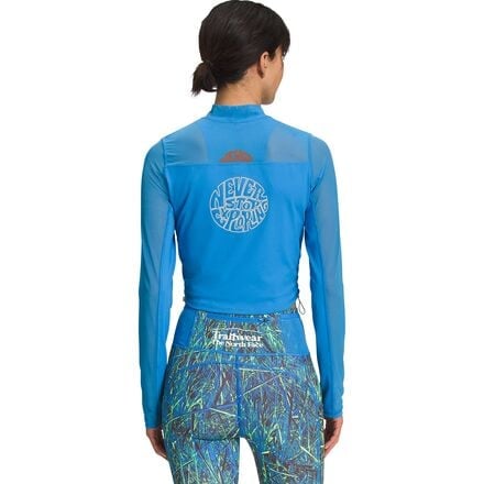 Trailwear QTM Long Sleeve Shirt - Women's The North Face Super Sonic Blue color