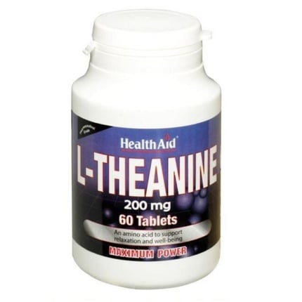 L-theanine 200 mg tablets, Healthaid