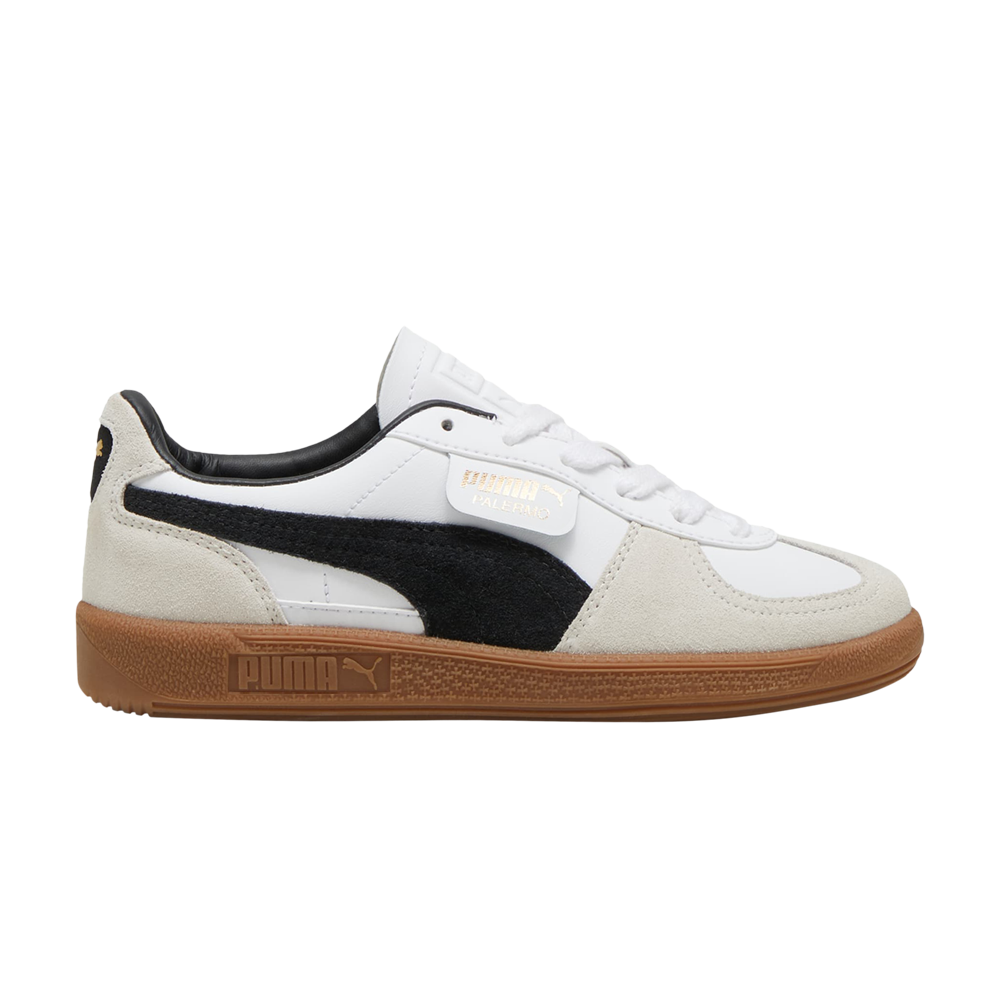 Palermo Leather Big Kid Puma sneakers, white