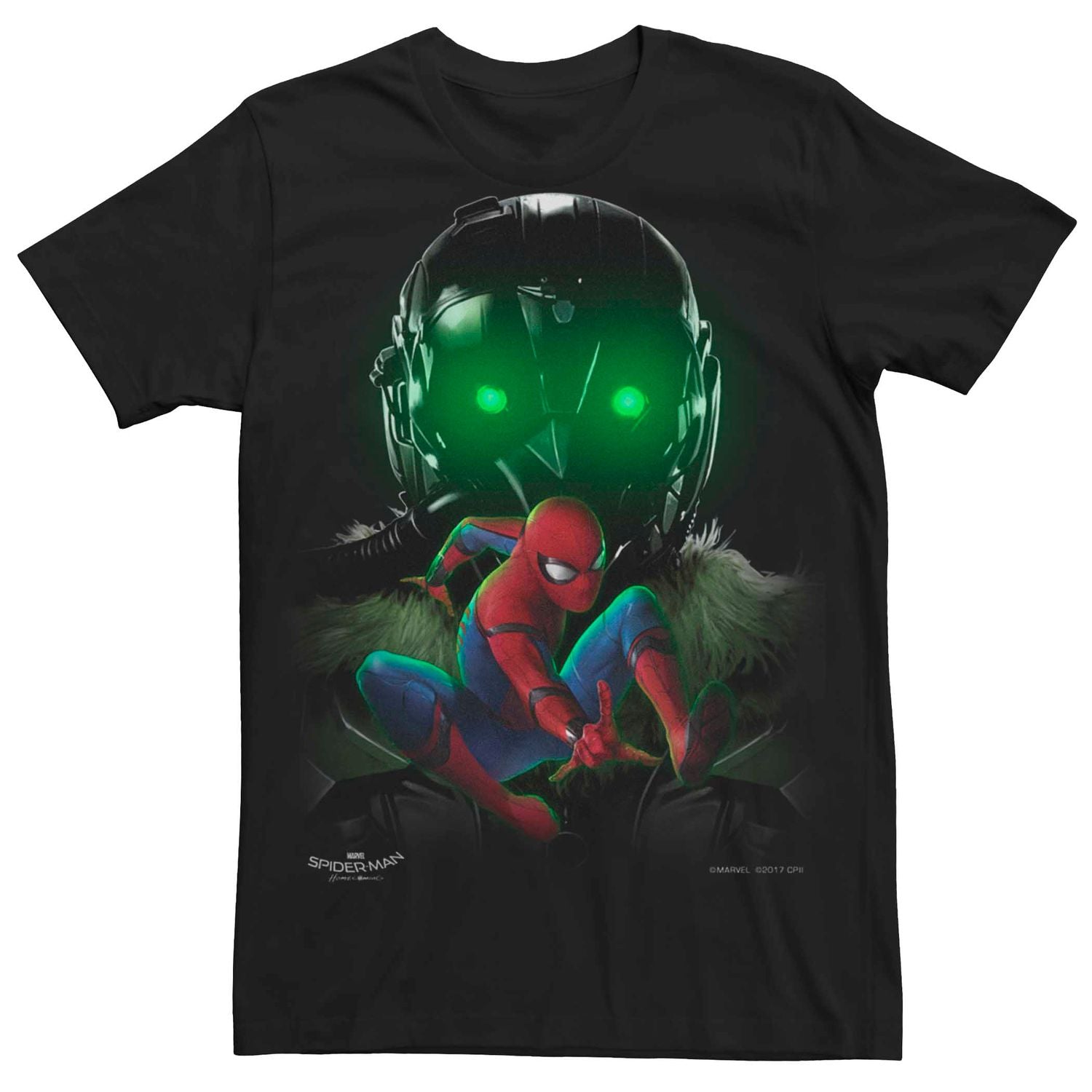 Men's Marvel Spider-Man Vultures Behind Tee Licensed Character T-Shirt