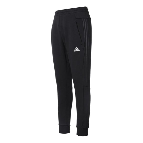 adidas Casual Sports Training logo Bundle Feet Long Pants Black