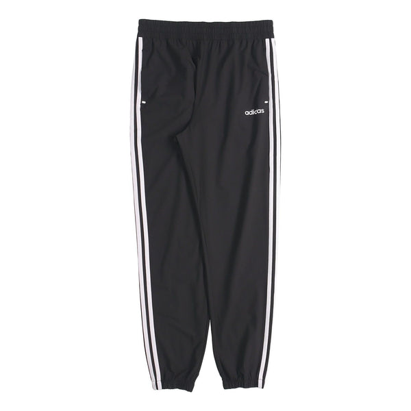 adidas neo M Ce 3s Wv Tp Side Stripe Casual Sports Bundle Feet Long Pants Black