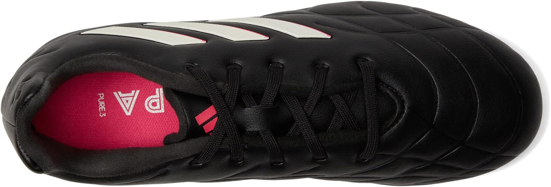 adidas Copa Pure.3 Firm Ground Soccer Cleat Black/Zero Metallic