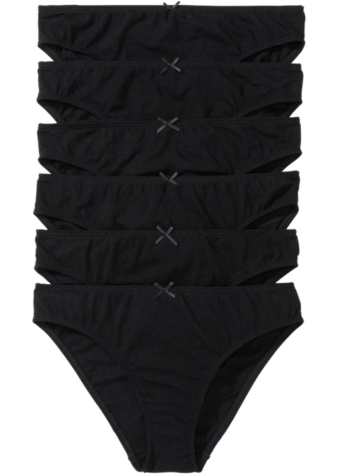 Briefs (pack of 6 pieces) Bpc Bonprix Collection, black