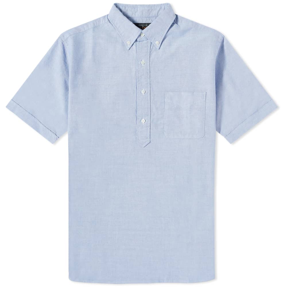 Beams Plus BD Popover Short Sleeve Oxford Shirt