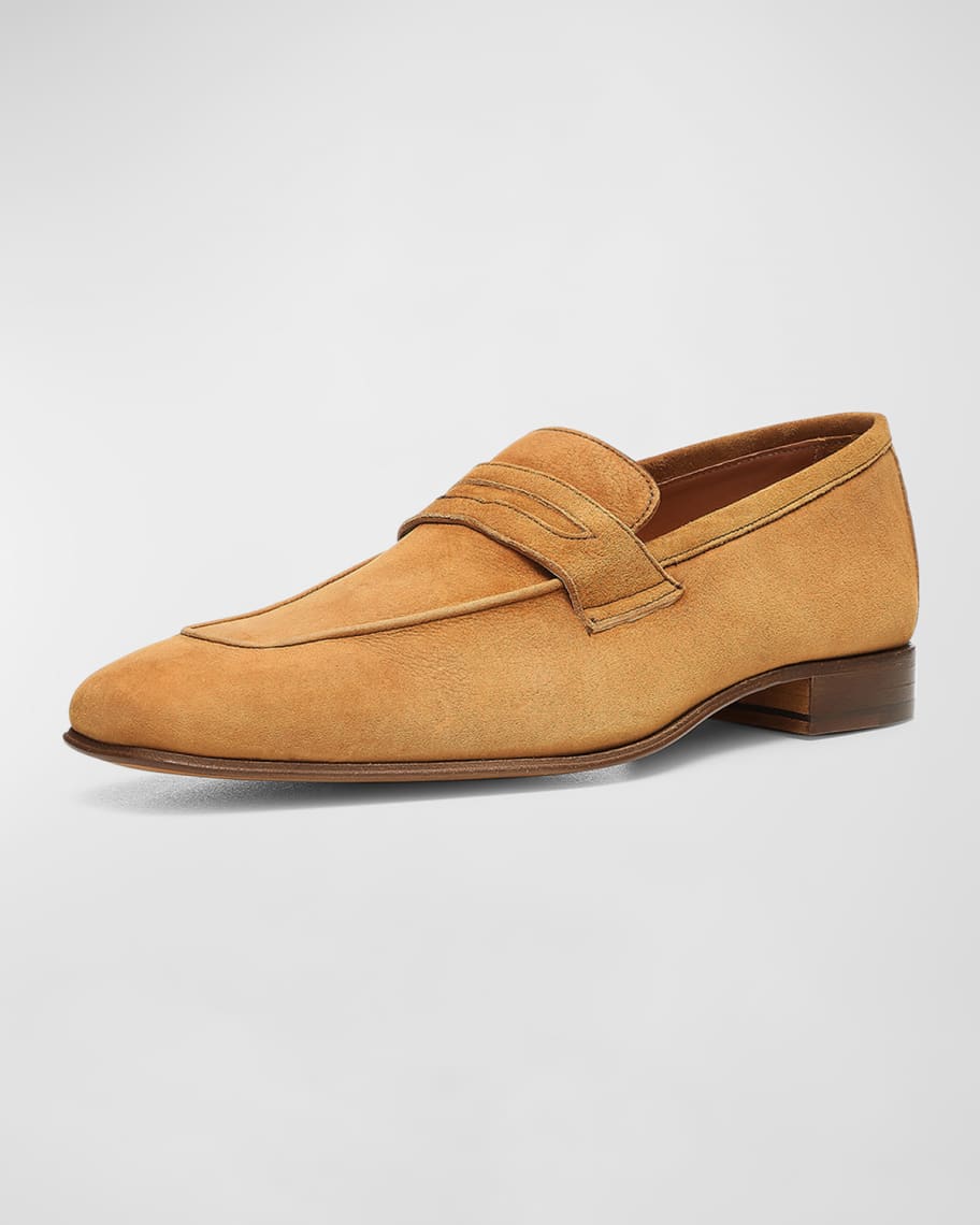 Jayce Donald J Pliner Men's Suede Penny Loafers