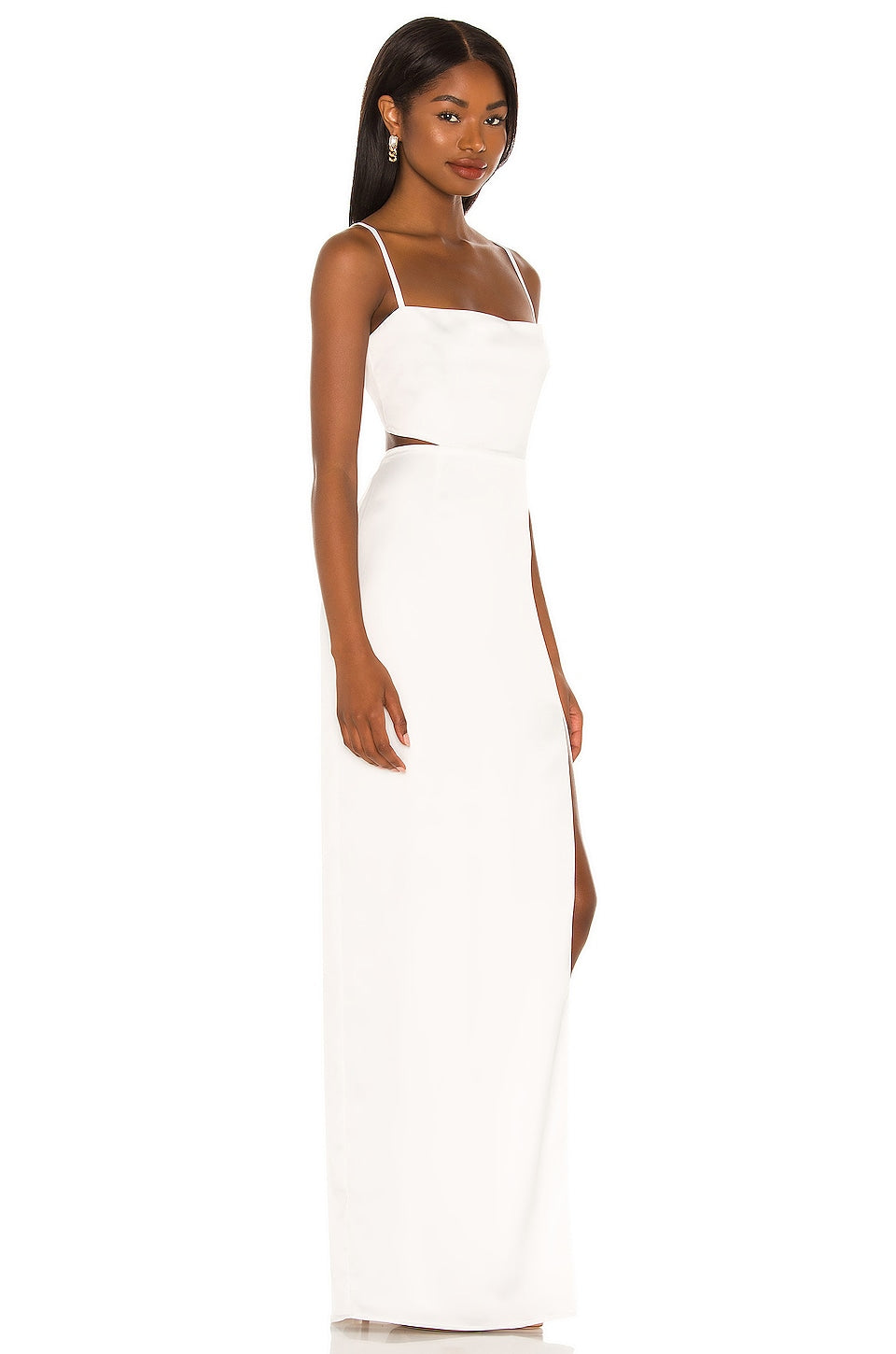 Nookie Stella Cut Out Gown Dress, Ivory