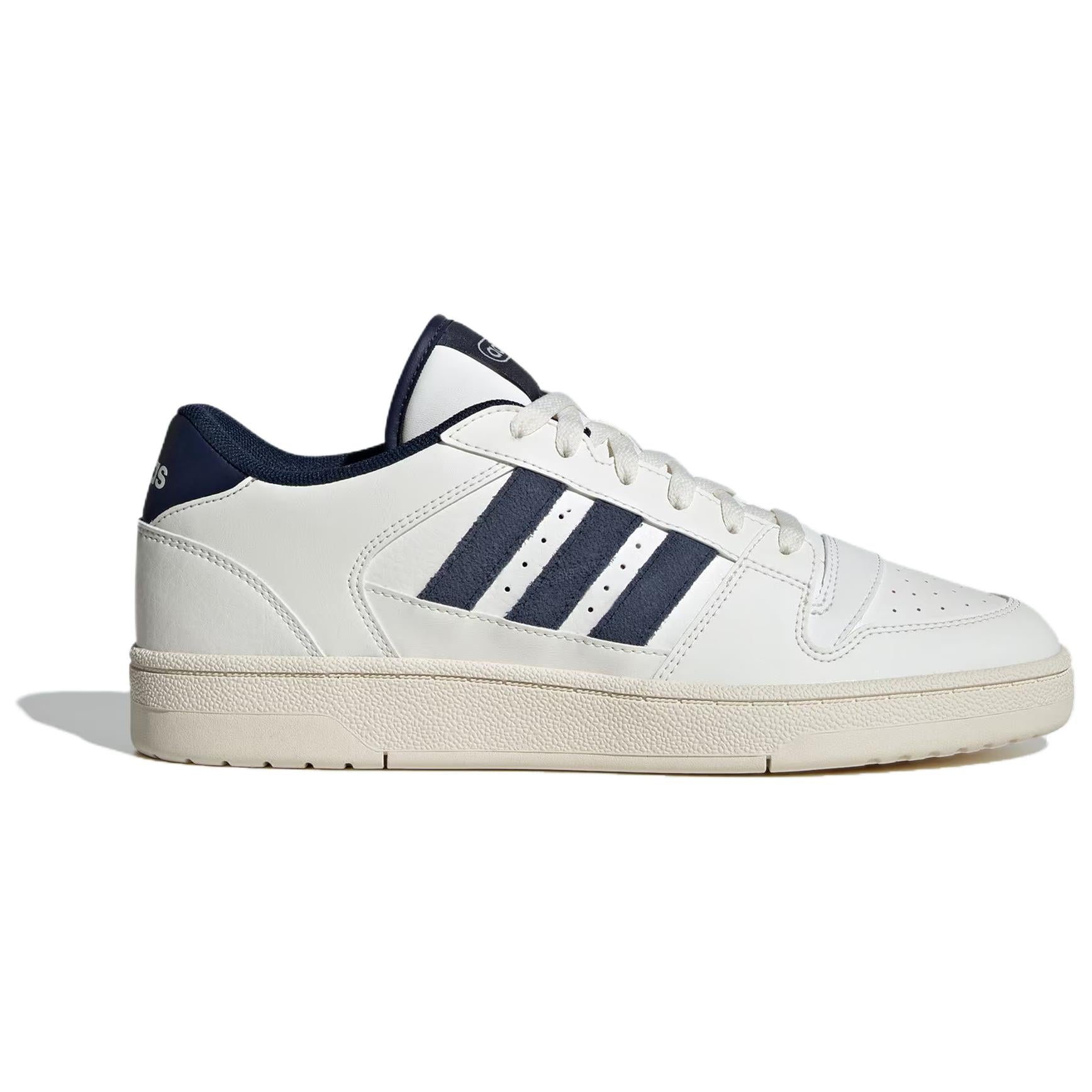 adidas BREAK START Skateboarding Shoes Men Low-top White/Navy, white/dark blue