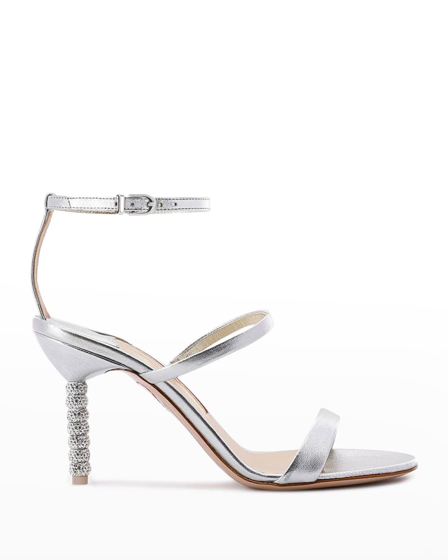 Sophia Webster Metallic Crystal Heel Rosalind Sandals