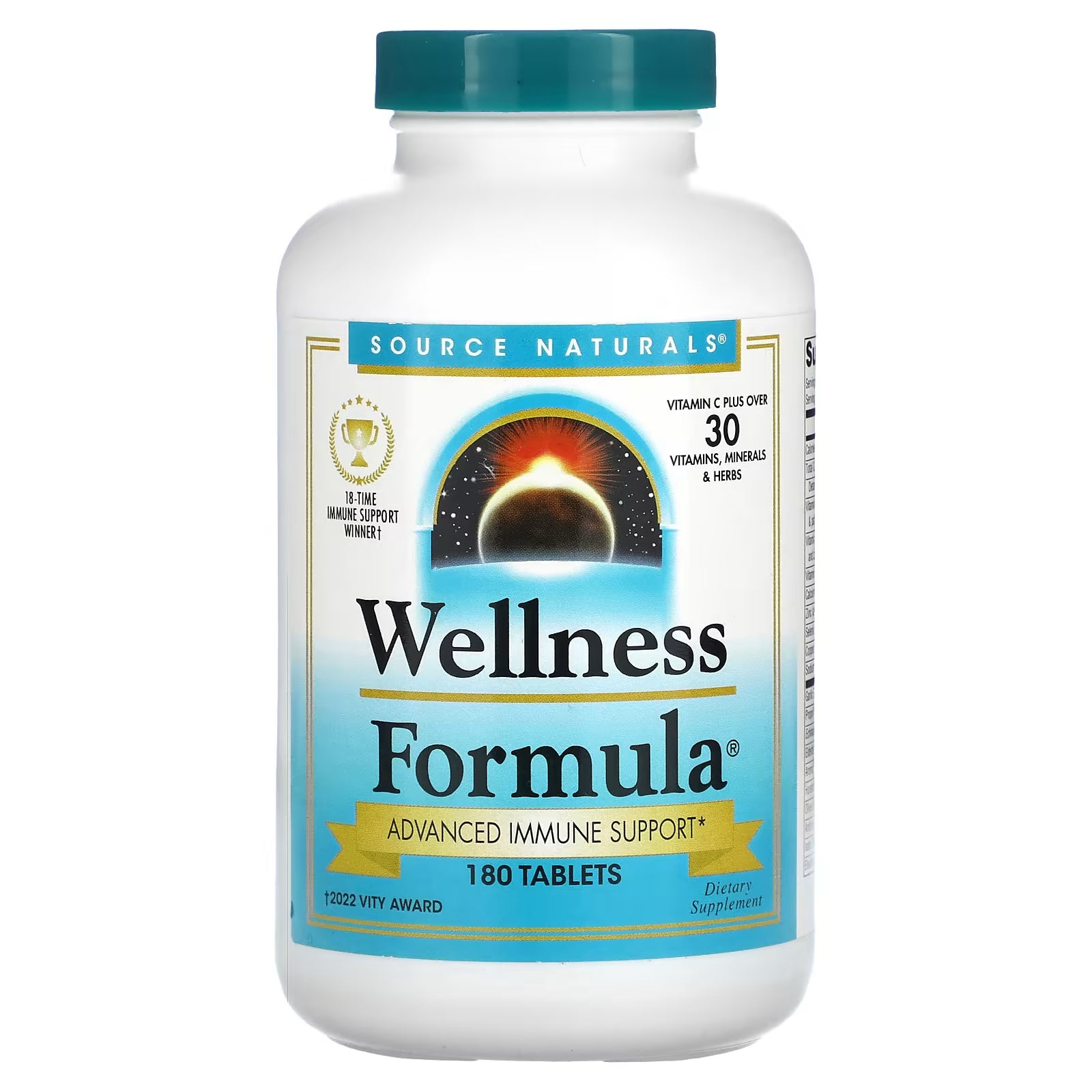 Source Naturals Wellness Formula Advanced Immune Support، 180 قرصًا