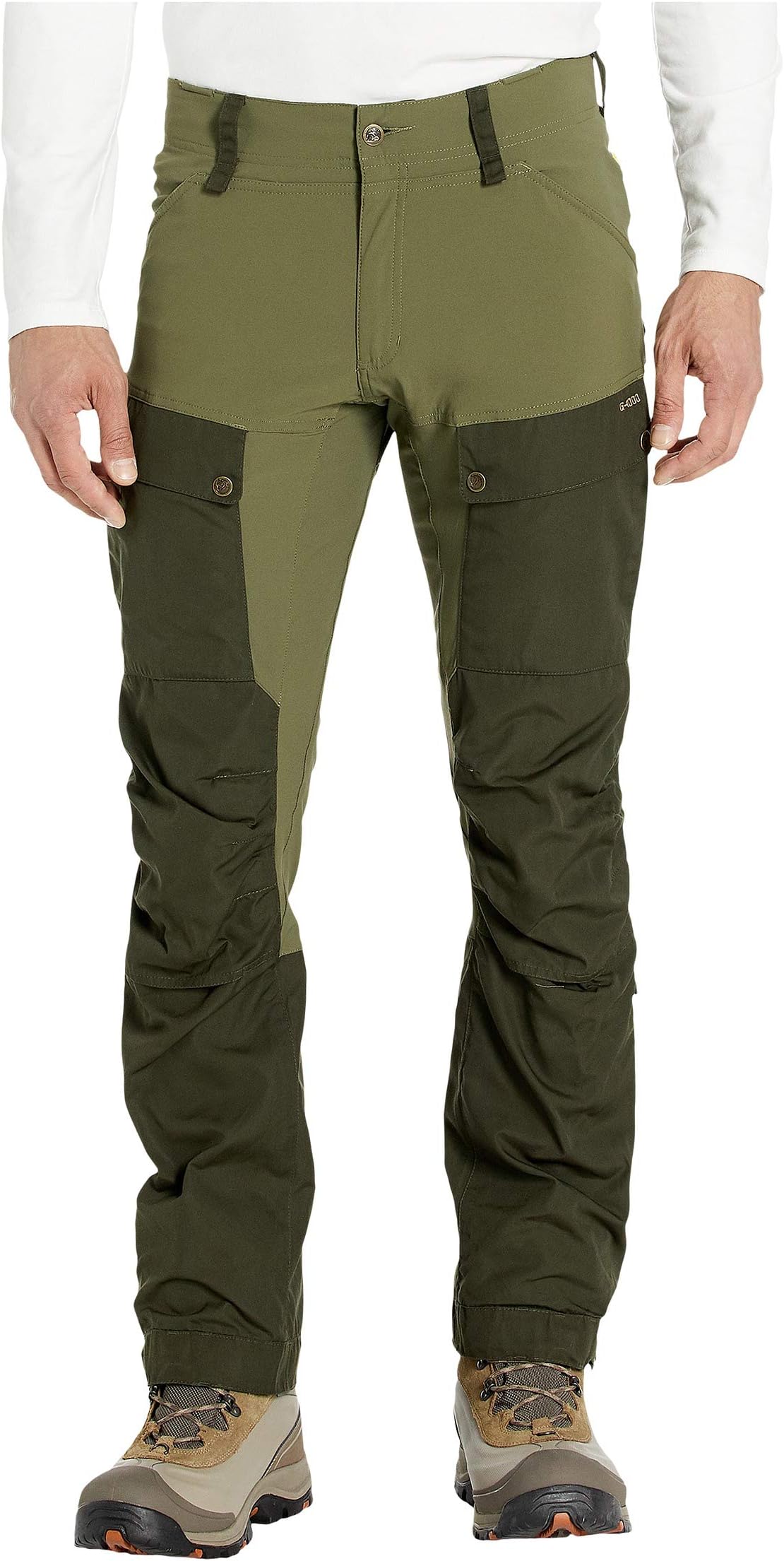 Fjällräven Cab Pants, Deep Forest/Laurel Green