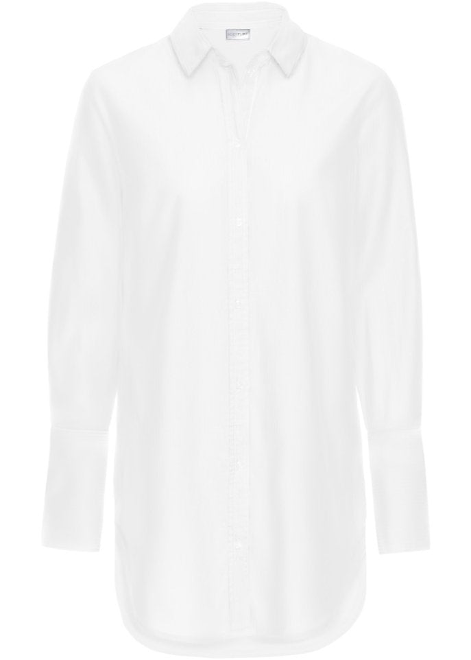 Bodyflirt long blouse, white