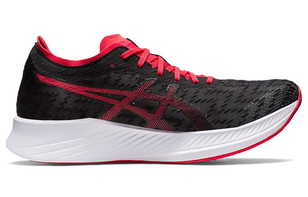 حذاء الجري Asics Magic Speed ​​باللون الأسود الكهربائي الأحمر، أسود