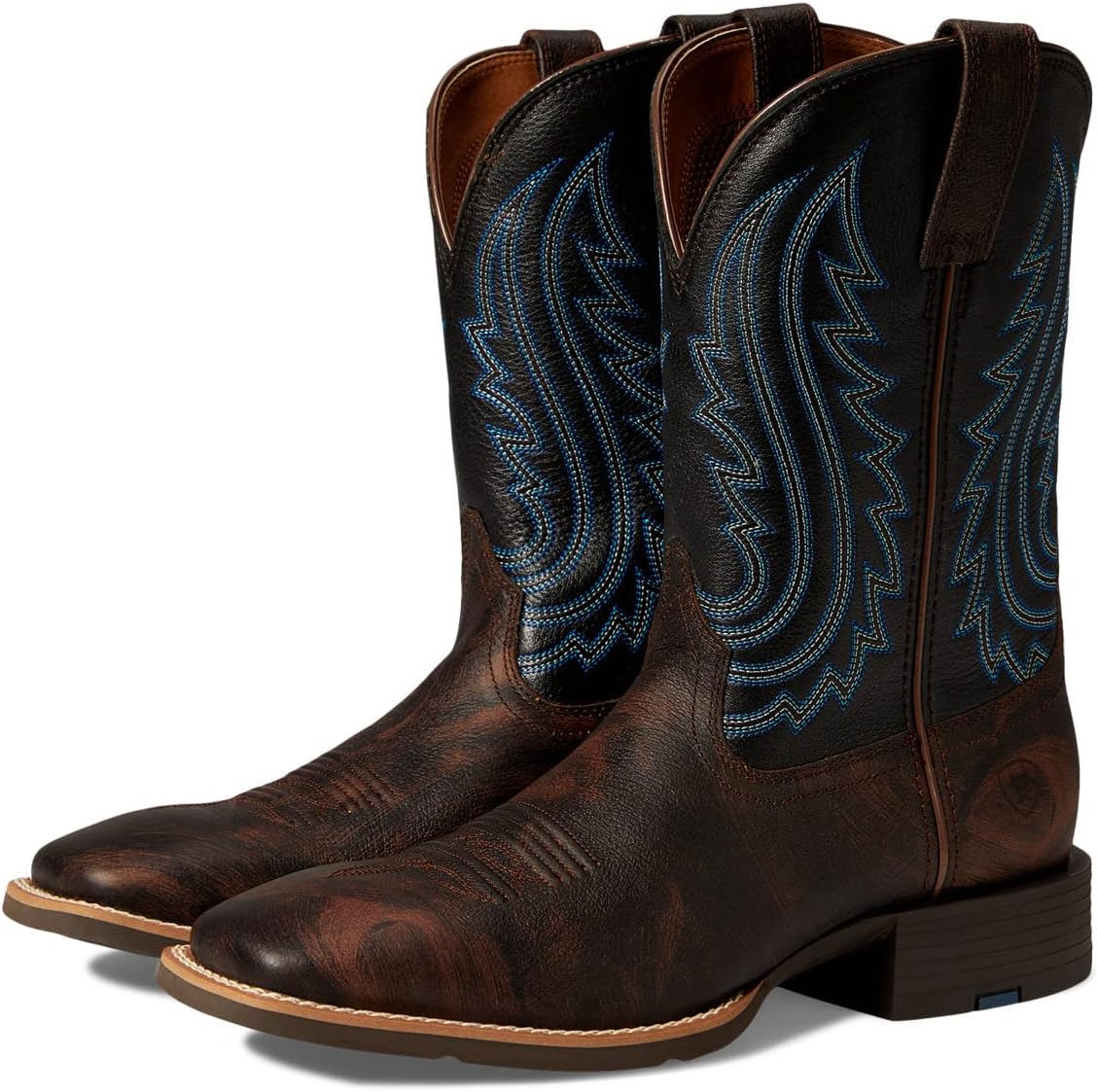 حذاء رياضي Big Country Western من Ariat Cowboy Boots، Tortuga/أسود