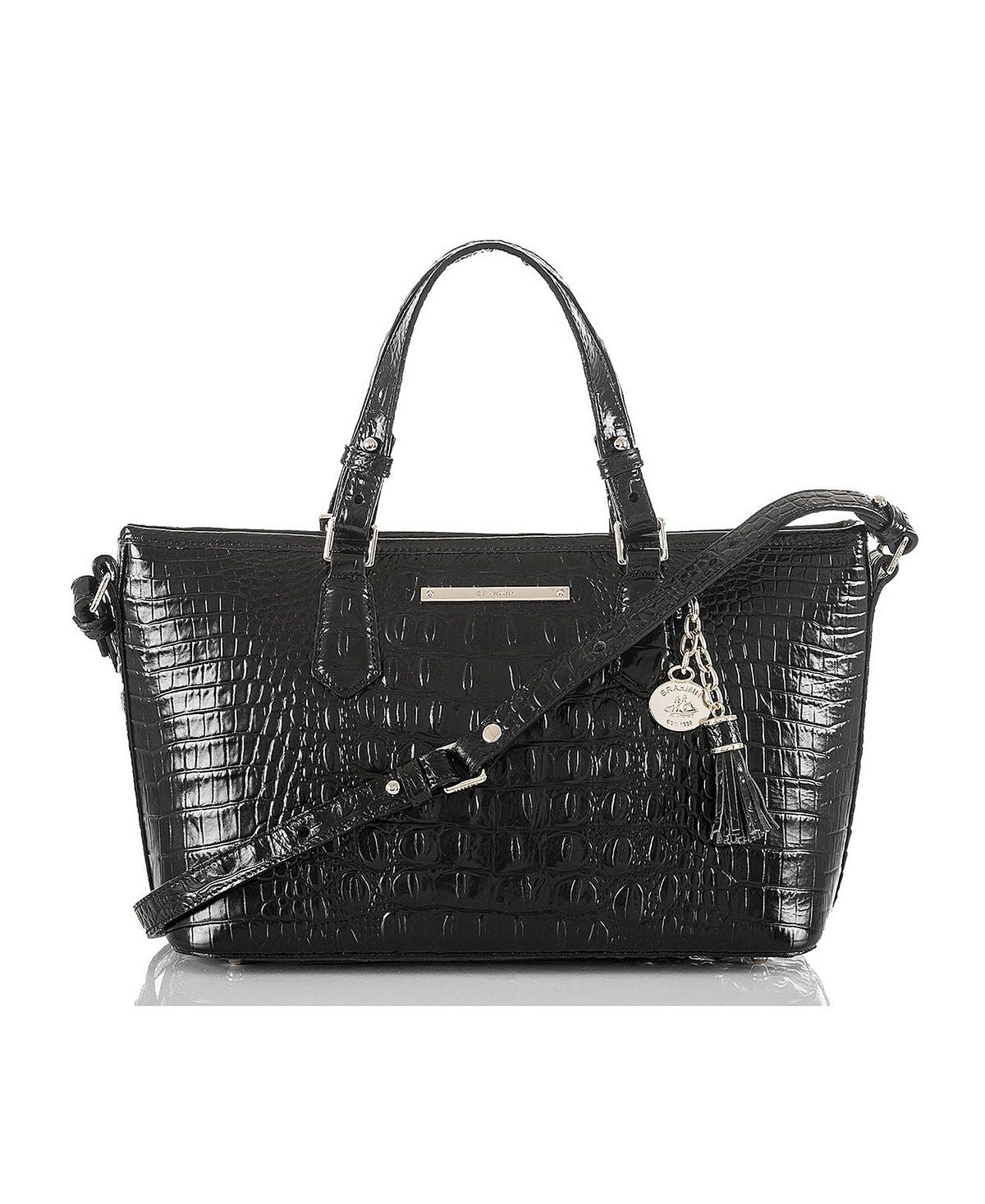 Asher Melbourne Brahmin Embossed Mini Leather Bag