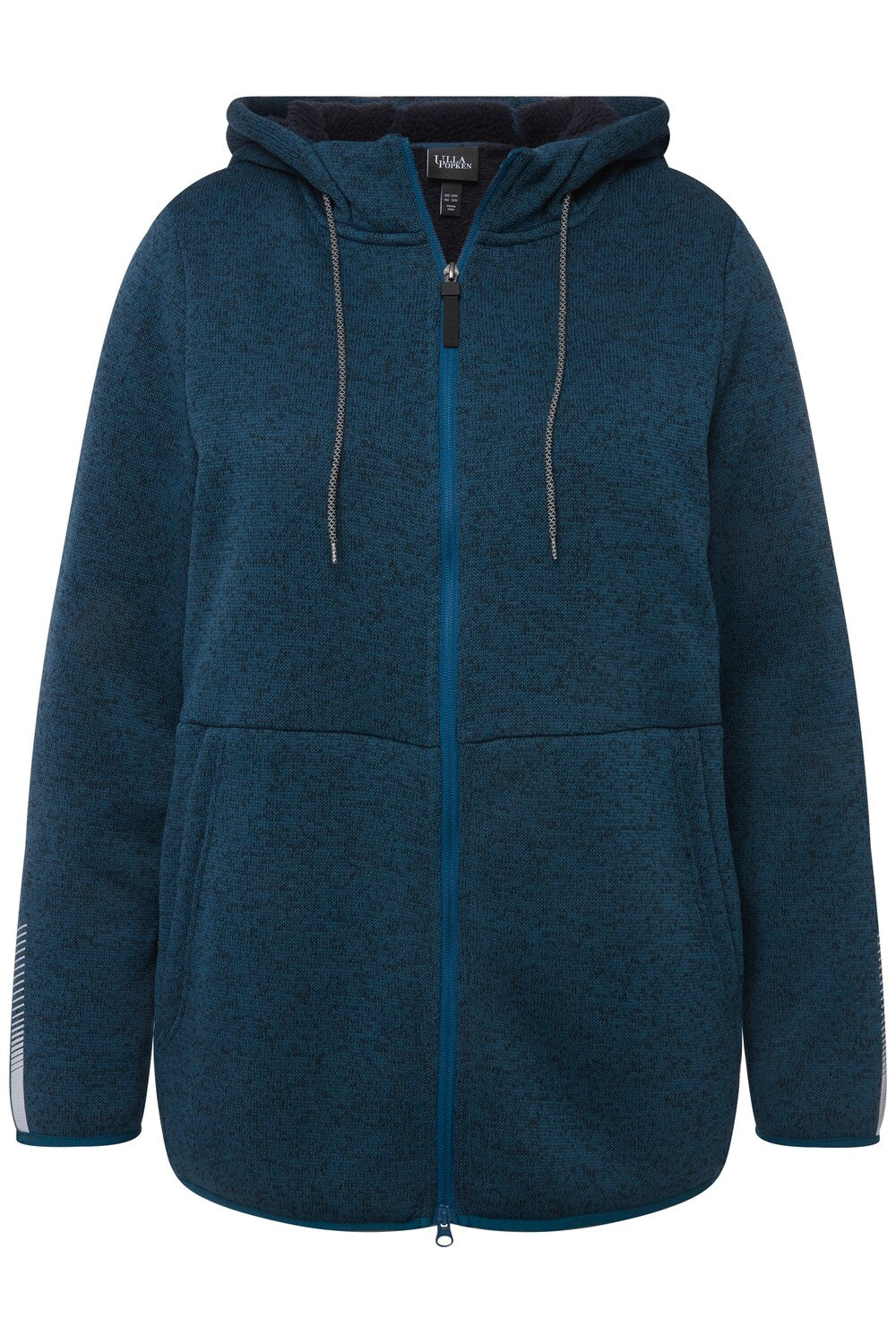 Ulla Popken fleece vest, blue