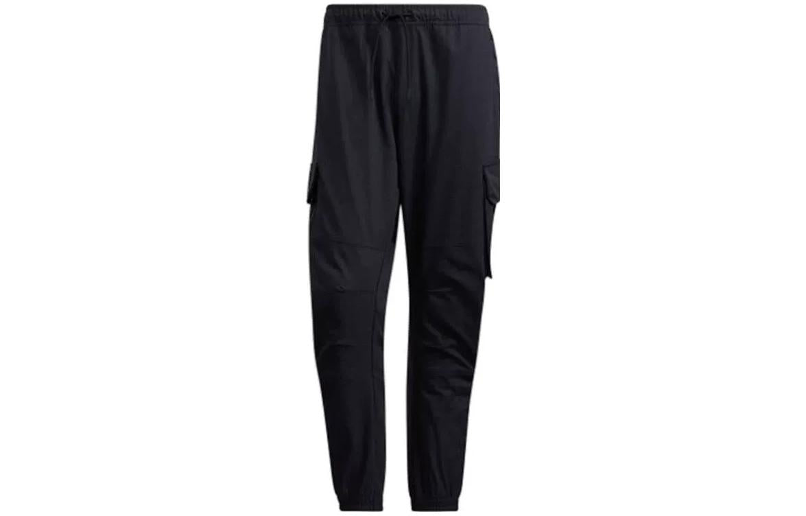 Men's black sports pants Adidas, black