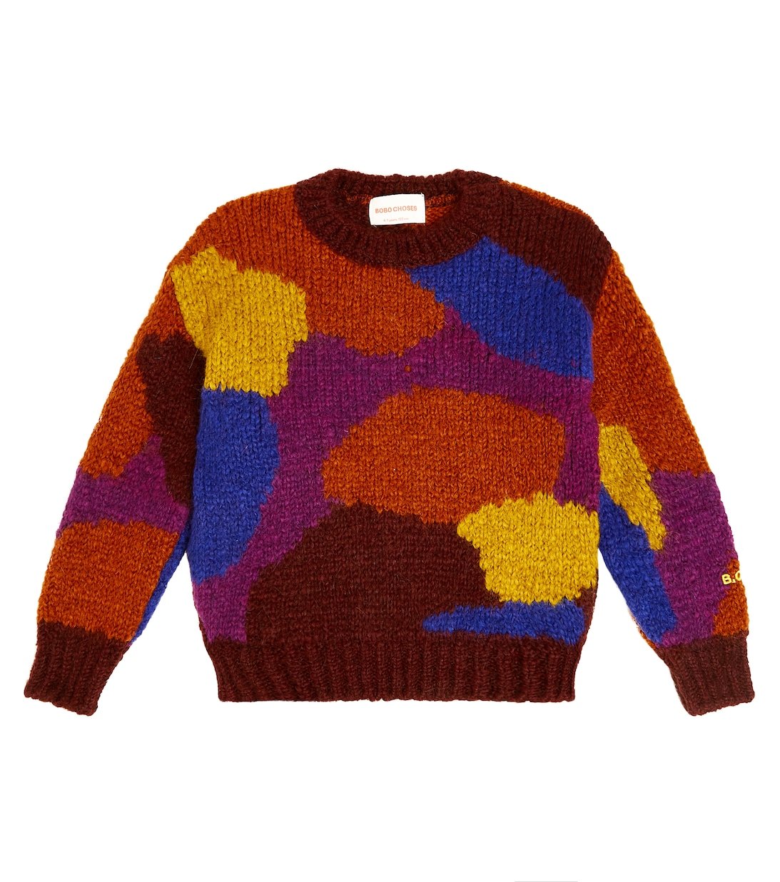 Bobo Choses intarsia sweater, multicolored