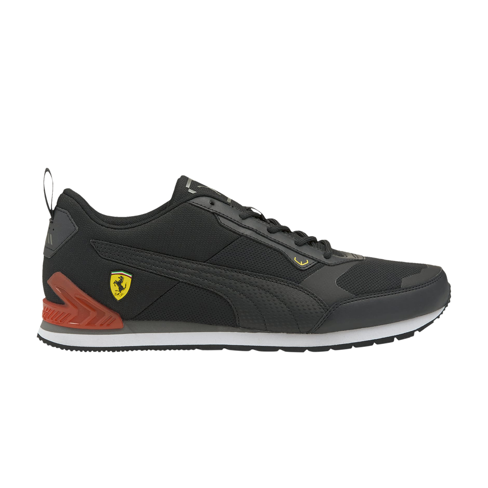 حذاء رياضي Scuderia Ferrari x Track Racer Puma باللون الأسود