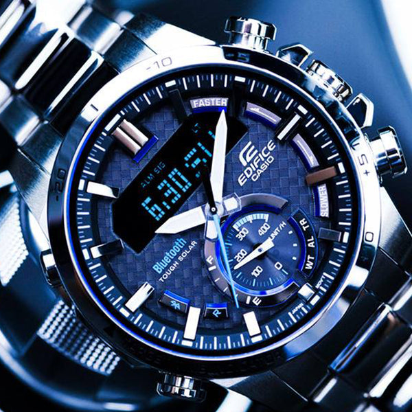 ساعة CASIO EDIFICE Series، فضية