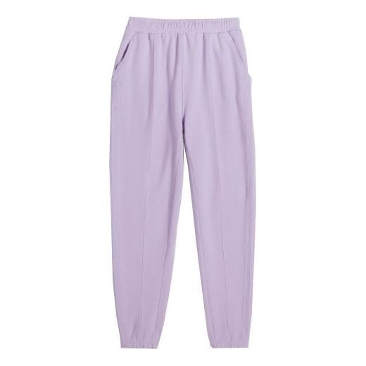 adidas originals x IVY PARK Crossover Casual Solid Color Bundle Feet Sports Pants/Trousers/Joggers Purple multicolor