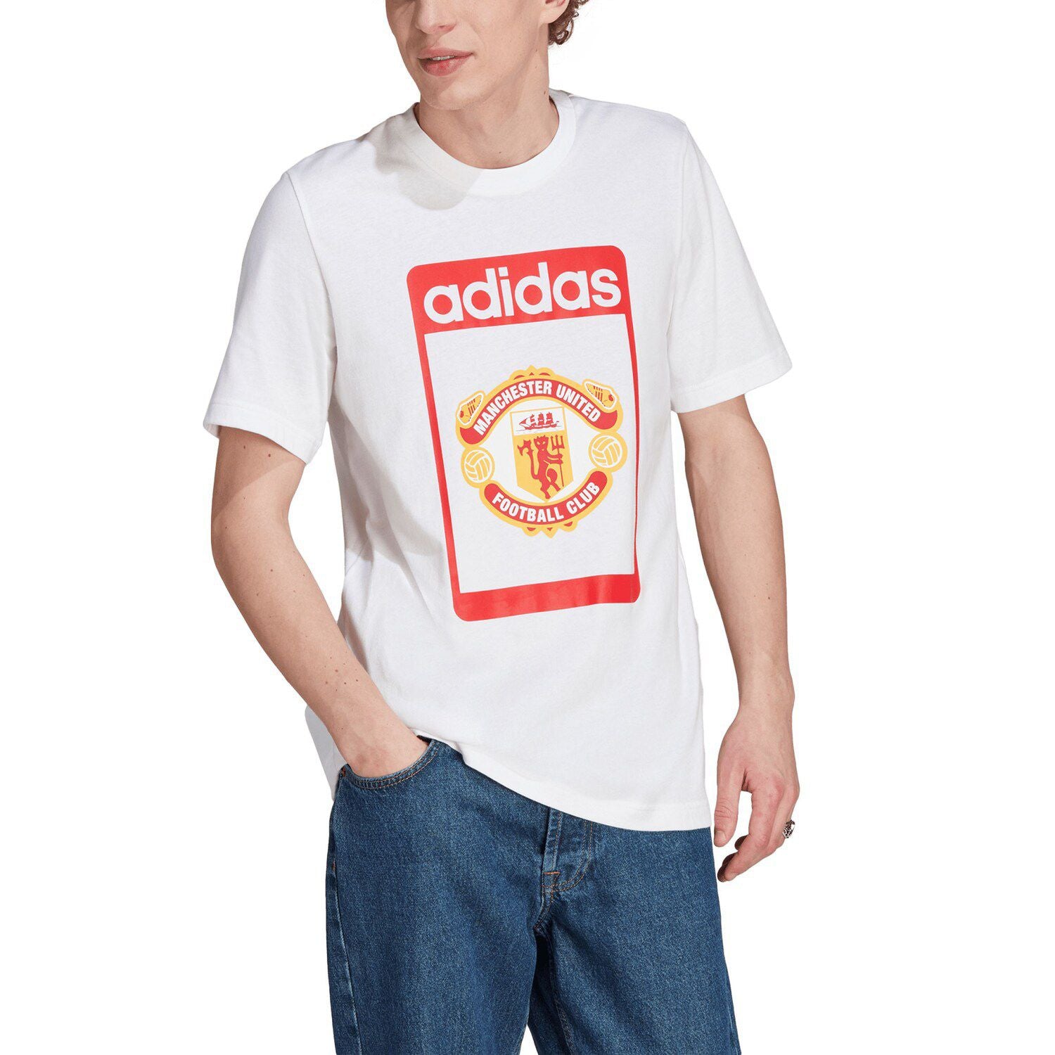 Adidas Originals Manchester United Club Men's White T-Shirt