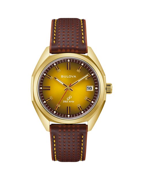 Classic Jet Star watch, 40 mm Bulova, Brown