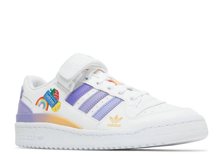 Adidas FORUM LOW J 'WHITE LIGHT PURPLE' sneakers, white