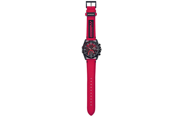 CASIO EDIFICE Solar Powered Mens Red Analog Watch, red