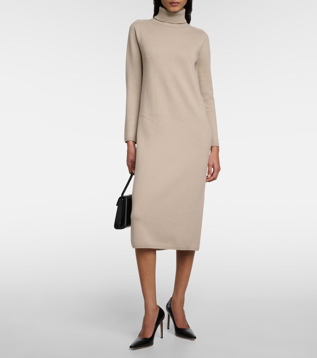 Brussels wool midi dress 'S Max Mara, beige