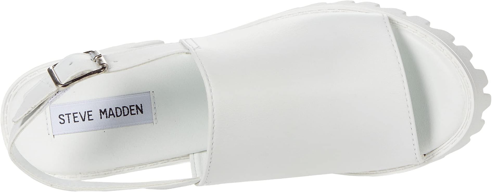 Sunnyside Sandal Steve Madden, white leather