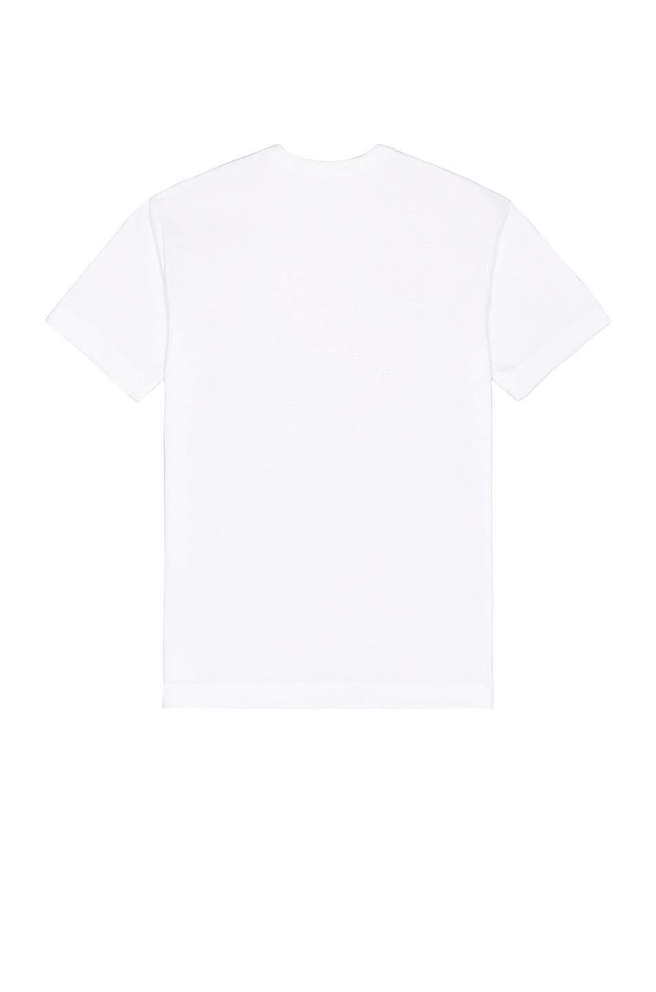 Comme des Garçons Emblem Cotton T-shirt, White & Black