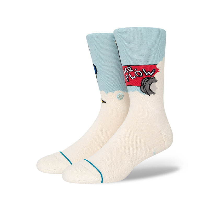 Stance Unisex Mid Calf Socks Light Blue