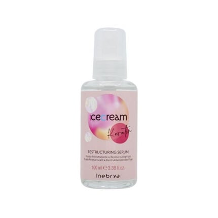 Restructuring serum with keratin for ice cream 100 ml, Inebrya